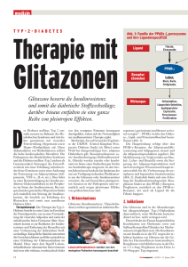 Typ-2-Diabetes – Therapie mit Glitazonen