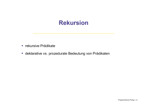 Rekursion - Learn Prolog Now!