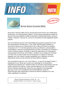 Bovine Serum Albumine