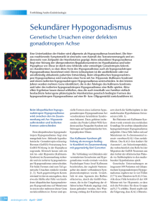 Sekundärer Hypogonadismus