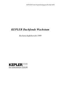 KEPLER Dachfonds Wachstum