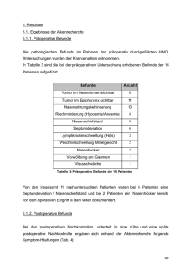 49 5. Resultate 5.1. Ergebnisse der Aktenrecherche 5.1.1