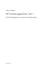 HF-Schaltungstechnik mit passiven Bauelementen