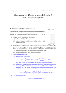 Übungen zu Experimentalphysik 2 - Technische Universität München