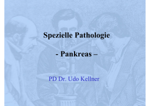 Spezielle Pathologie - Pankreas