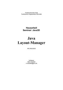 Java Layout