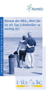 Warum der HbA1c -Wert für Sie als Typ-2-Diabetiker so