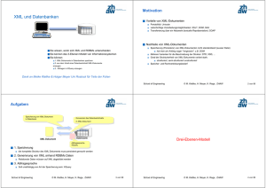 XML und Datenbanken