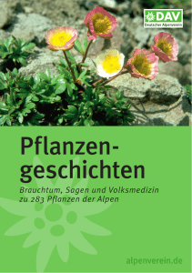 Pflanzen- geschichten - Deutscher Alpenverein