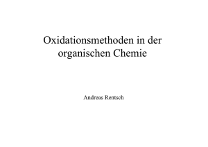 Oxidationsmethoden in der organischen Chemie