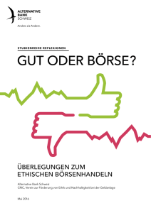 gut oder börse?