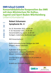Robert Schumann Symphonie Nr. 4
