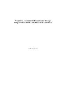 Prospektive, randomisierte Evaluation der Therapie maligner