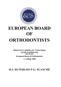 european board of orthodontists