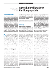 Genetik der dilatativen Kardiomyopathie