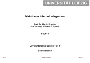 Schnittstellen - Universität Leipzig