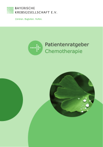 Chemotherapie - Bayerische Krebsgesellschaft