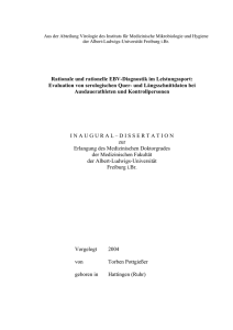 Rationale und rationelle EBV-Diagnostik im Leistungssport