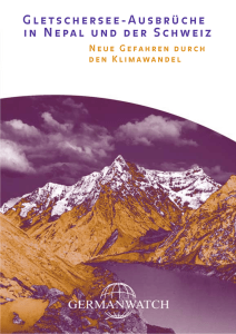 Gletschersee-Ausbrüche in Nepal und der Schweiz