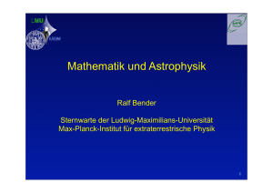 Mathematik und Astrophysik