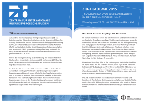 ZIB-AkAdemIe 2015 - IPN-Kiel