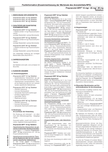 Propranolol-GRY® 10 mg/- 40 mg/- 80 mg Tabletten