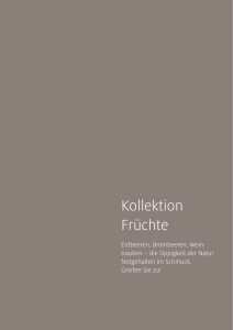 Kollektion Früchte - Ehinger Schwarz 1876