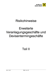 Teil 2 - Raiffeisen