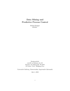 Data Mining und Predictive Process Control