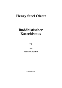 Henry Steel Olcott Buddhistischer Katechismus