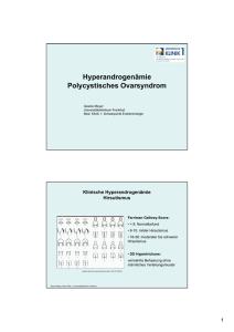 Hyperandrogenämie Dr. Meyer