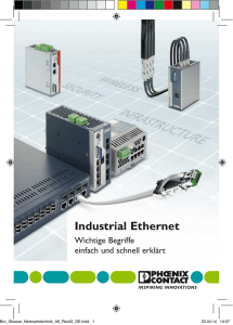 Industrial Ethernet - Wichtige Begriffe einfach und