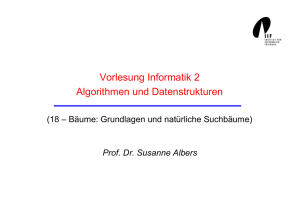 Informatik II - Baeume Grundlagen