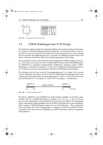 5.4 CMOS Schaltungen und VLSI Design