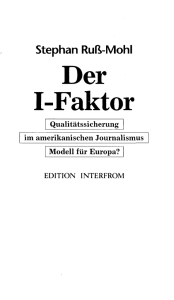 Der I-Faktor - ULB Darmstadt