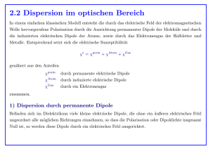 2.2 Dispersion im optischen Bereich