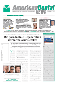 Die parodontale Regeneration intraalveolärer Defekte