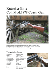 Kutscherflinte Colt Mod.1878 Coach Gun