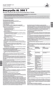 Doxycyclin AL 200 T