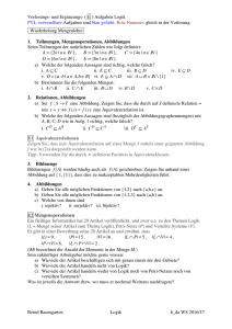 Vorlesungs- und Ergänzungs- ( E ) Aufgaben Logik PVL