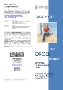 orgelsoirée - der Winfriedschule Fulda