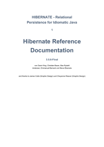 Hibernate Reference Documentation