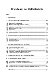 Grundlagen der Elektrotechnik