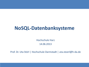 NoSQL-Datenbanksysteme