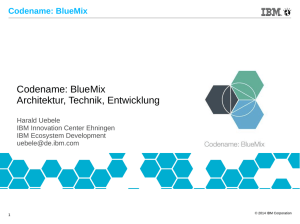 Codename: BlueMix