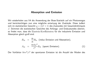 Absorption und Emission