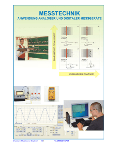 Praktikum Medizinische Biophysik 17. MESSTECHNIK 17.1