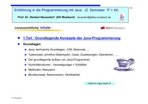 Java - DHBW Mosbach