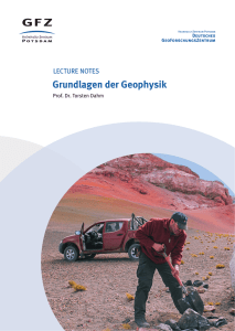 Einführung in die Geophysik - Lecture Notes