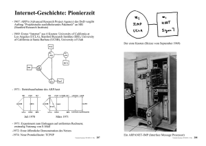 Internet-Geschichte: Pionierzeit